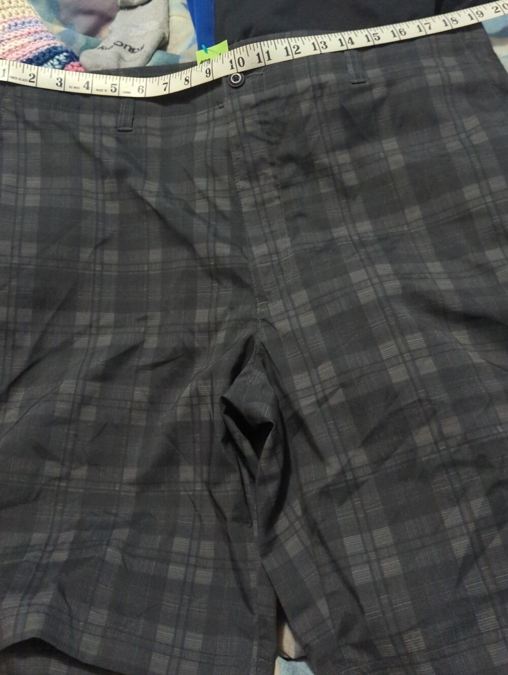 Hogan Men's Dark Gray Plaid Chinos